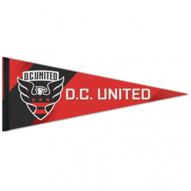 Banderín de DC United de estilo premium de 12 x 30 pulgadas