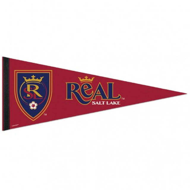 Banderín de estilo premium de Real Salt Lake de 12 x 30 pulgadas