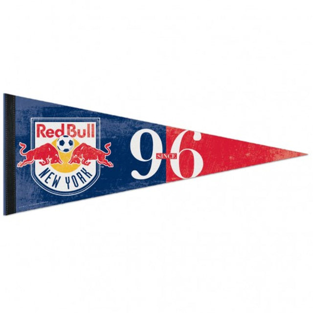 Banderín de los New York Red Bulls de 12 x 30, estilo premium