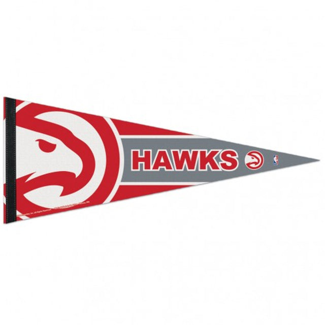 Banderín de los Atlanta Hawks de 12 x 30 cm, estilo premium