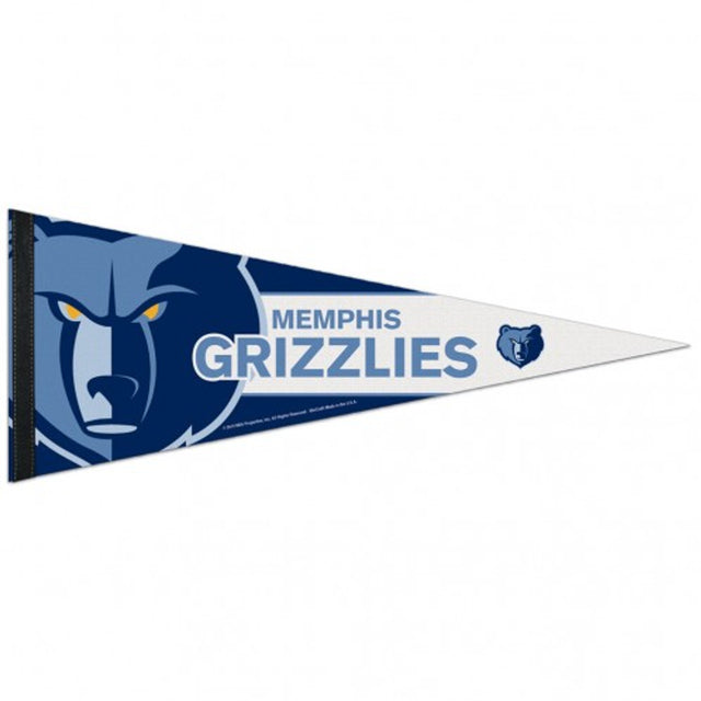 Banderín de los Memphis Grizzlies de 12 x 30, estilo premium