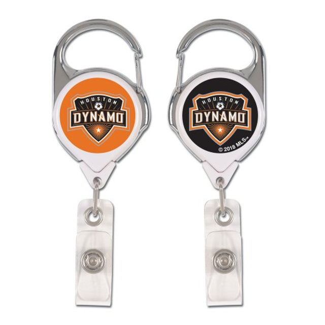 Porta credencial retráctil premium del Houston Dynamo