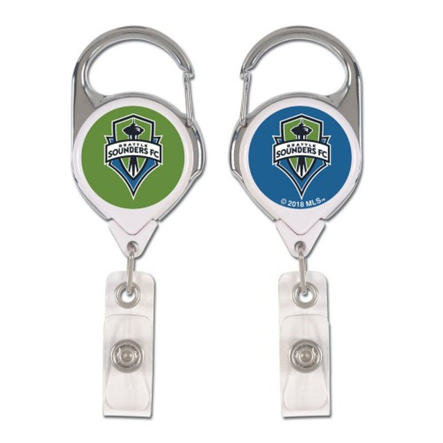 Porta credencial retráctil premium del Seattle Sounders FC