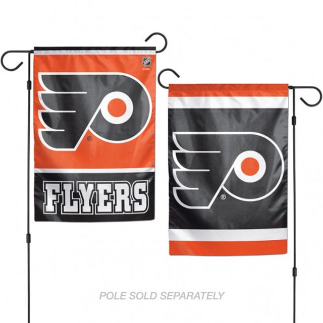 Bandera de los Philadelphia Flyers de 12 x 18 pulgadas, estilo jardín, de 2 lados