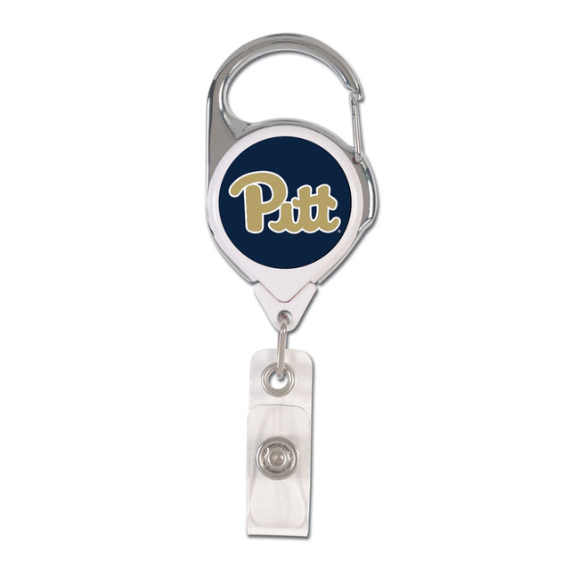 Porta credencial retráctil premium de los Pittsburgh Panthers