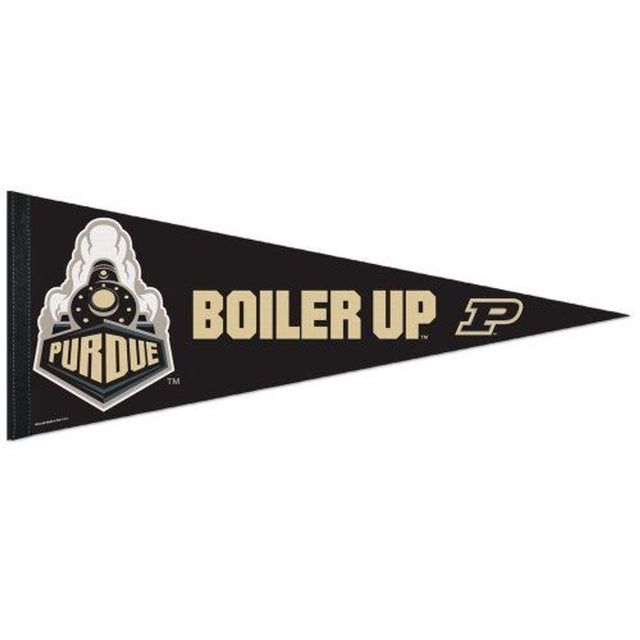 Banderín de los Purdue Boilermakers de estilo premium de 12 x 30 pulgadas