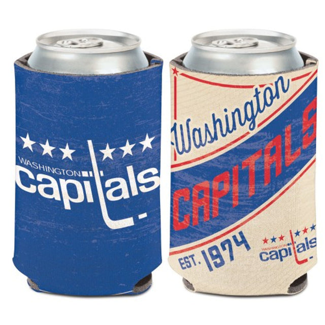 Washington Capitals Can Cooler Vintage Design