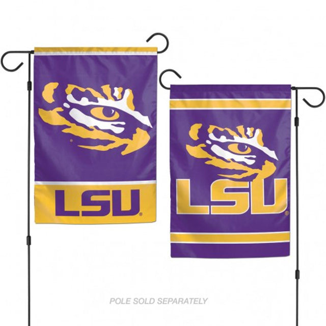 Bandera de los Tigres de LSU de 12 x 18 pulgadas, estilo jardín, de 2 lados