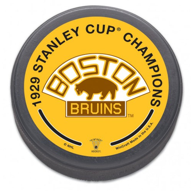 Boston Bruins Hockey Puck - 1929 Stanley Cup Champ - Bulk