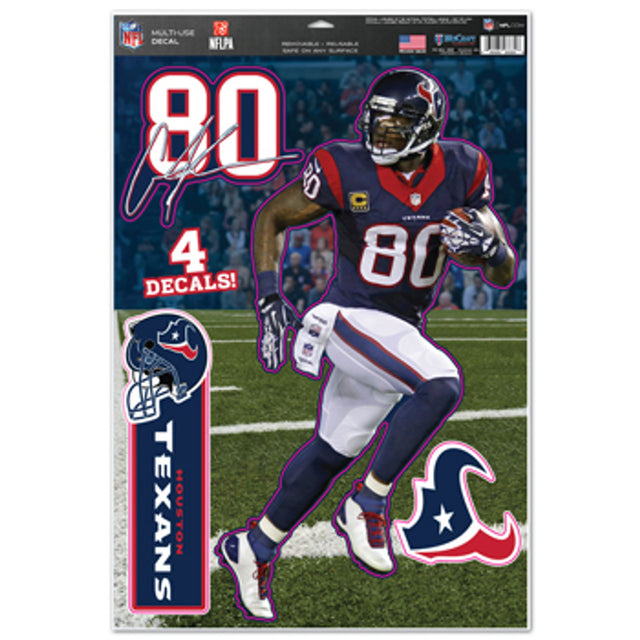 Houston Texans Andre Johnson Decal 11x17 Multi Use