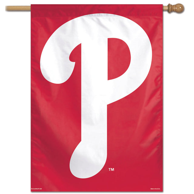 Banner de los Philadelphia Phillies de 28 x 40 vertical, segundo diseño alternativo