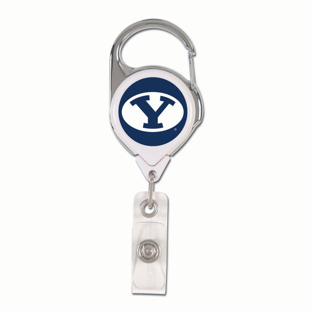 Porta credencial retráctil premium de BYU Cougars