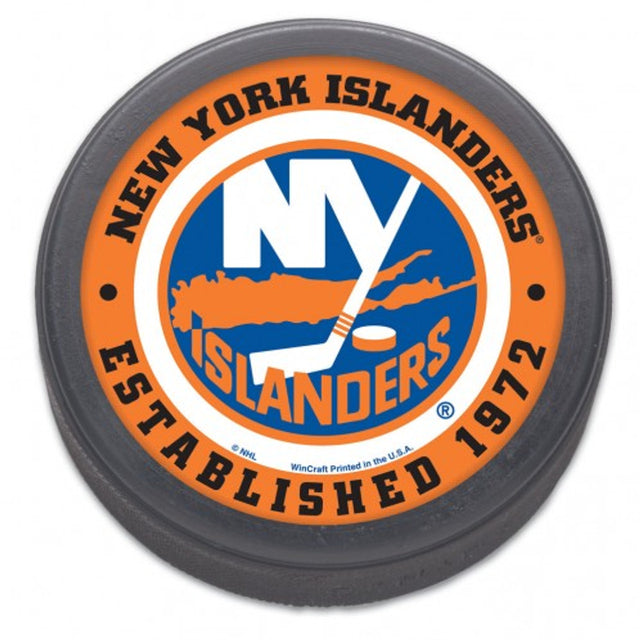 Disco de hockey de los New York Islanders, año de creación: 1972, a granel