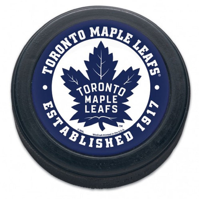 Disco de hockey de los Toronto Maple Leafs, creado en 1917, a granel