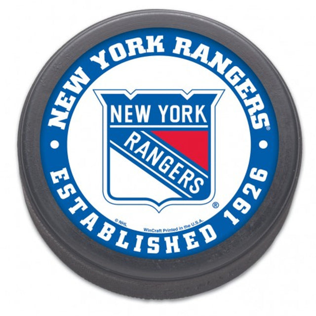 Disco de hockey de los New York Rangers, año de fabricación 1926, a granel