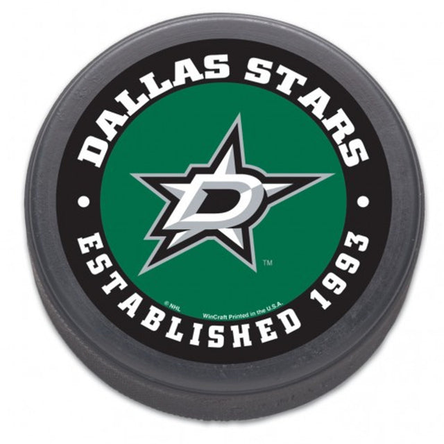 Disco de hockey de los Dallas Stars, fabricado en 1993, a granel