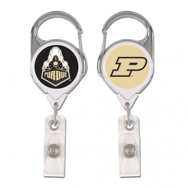 Porta credencial retráctil premium de Purdue Boilermakers