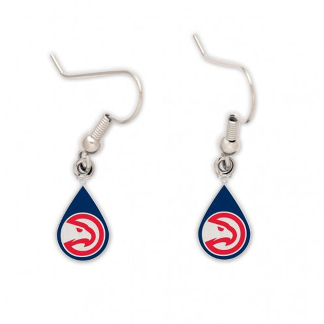 Atlanta Hawks Earrings Tear Drop Style