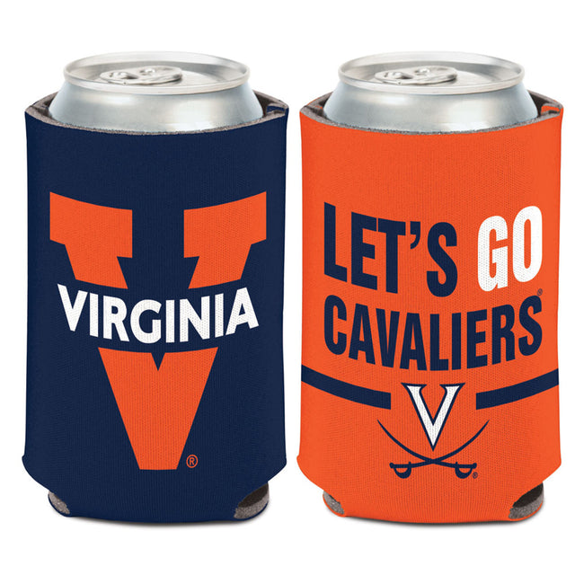 Virginia Cavaliers Can Cooler Slogan Design