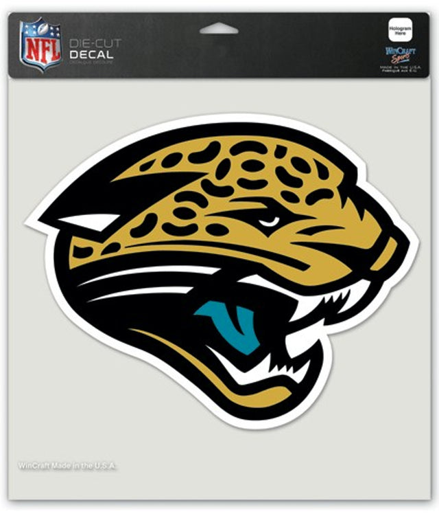 Calcomanía de los Jacksonville Jaguars troquelada en color de 8 x 8