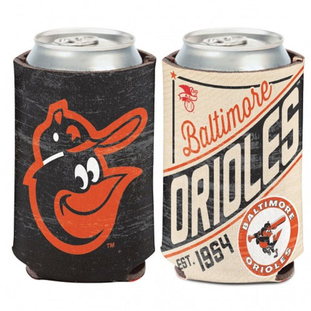 Enfriador de latas de los Baltimore Orioles, diseño vintage