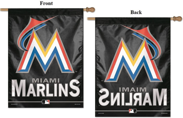 Miami Marlins Banner 28x40 Vertical