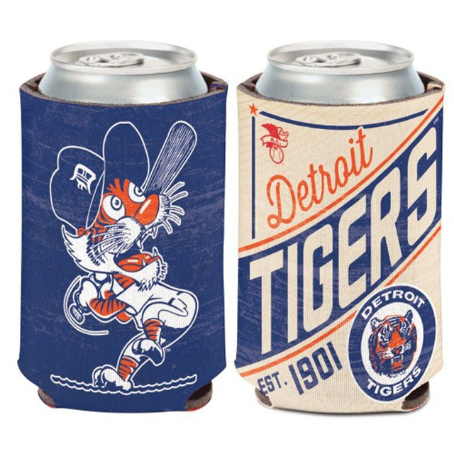 Enfriador de latas de los Detroit Tigers, diseño vintage