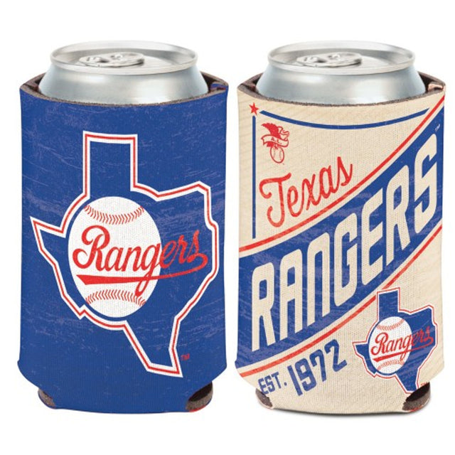 Enfriador de latas de diseño vintage de los Texas Rangers