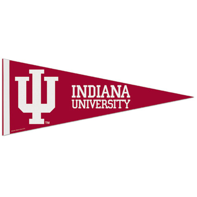 Banderín de los Indiana Hoosiers de 12 x 30, estilo premium