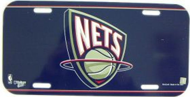 Brooklyn Nets License Plate Plastic