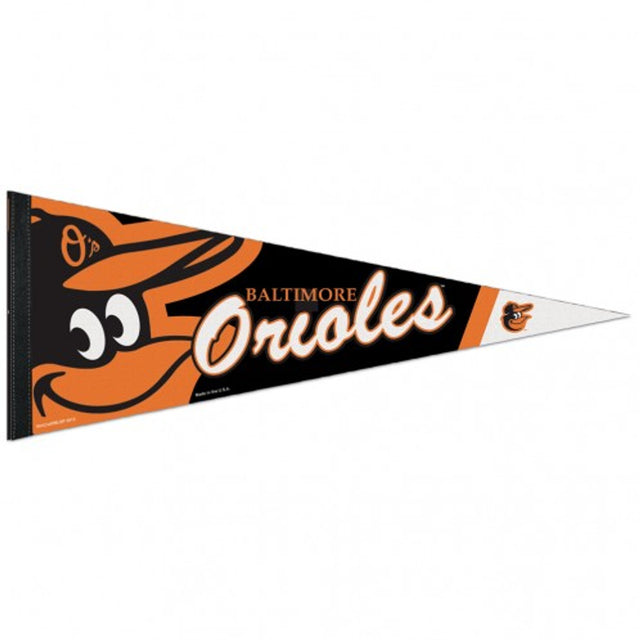 Banderín de los Baltimore Orioles de 12 x 30, estilo premium