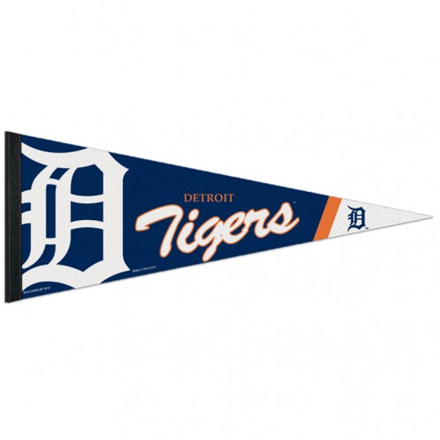 Banderín de los Tigres de Detroit de 12 x 30 cm, estilo premium