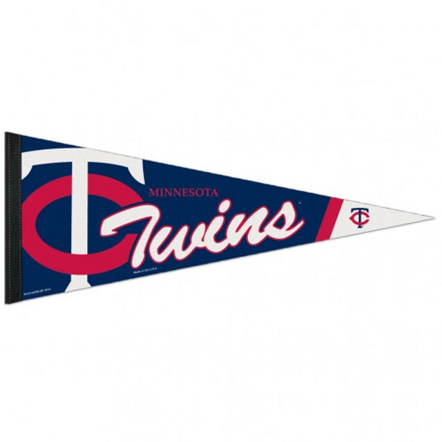 Banderín de los Minnesota Twins de 12 x 30, estilo premium