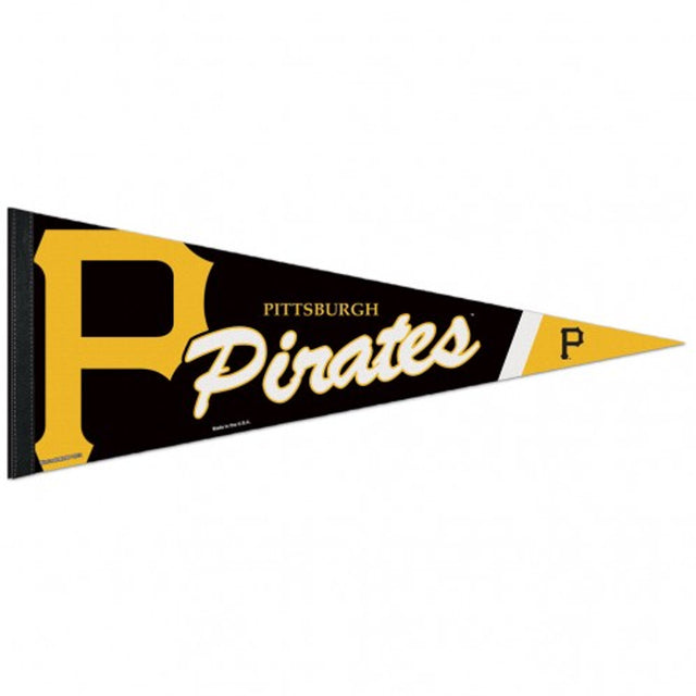 Banderín de los Piratas de Pittsburgh de 12 x 30 cm, estilo premium