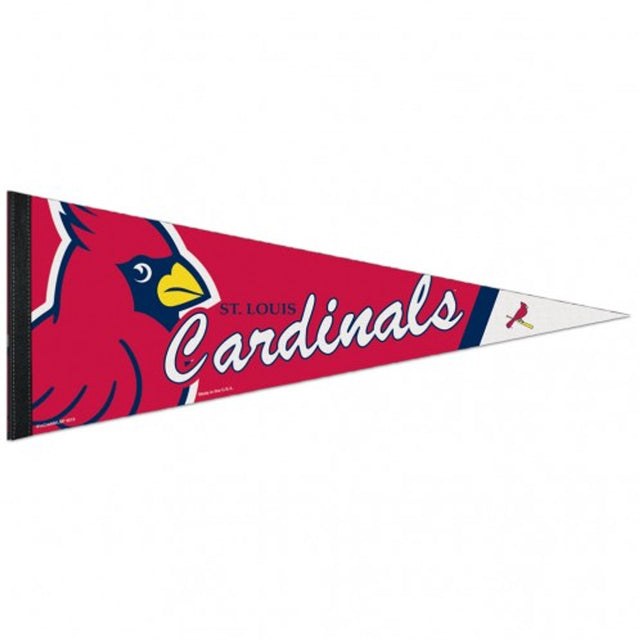 Banderín de los St. Louis Cardinals de 12 x 30, estilo premium