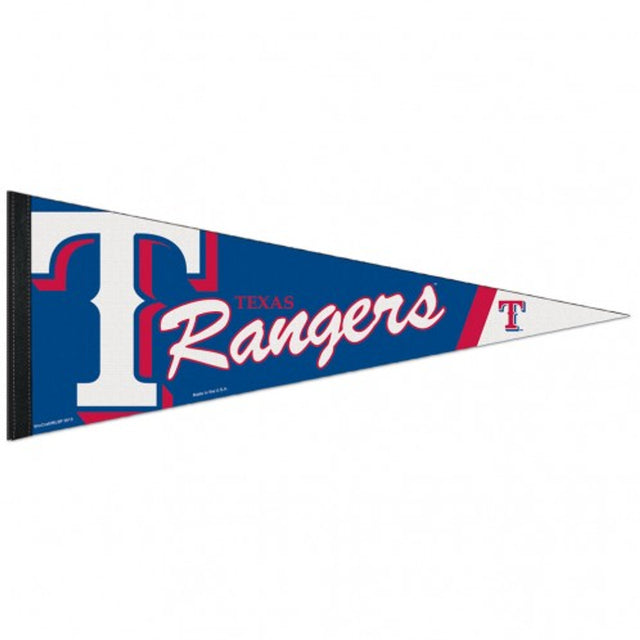 Banderín de los Rangers de Texas de 12 x 30, estilo premium