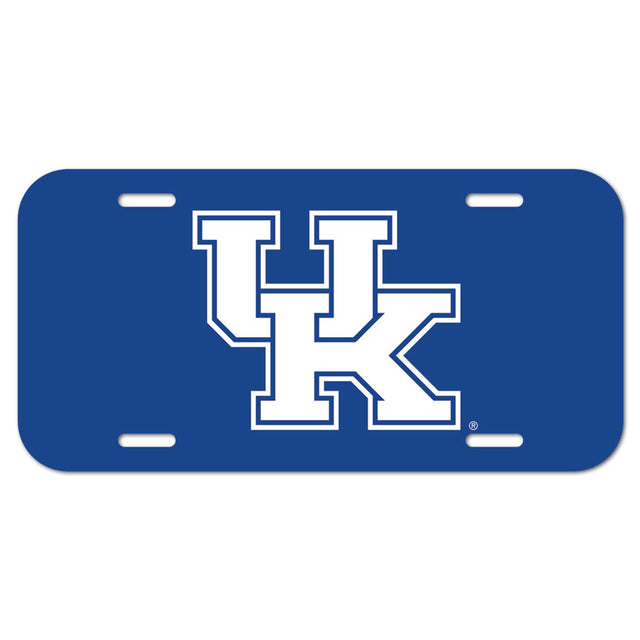 Matrícula de plástico de Kentucky Wildcats