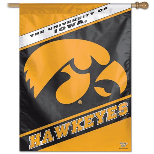 Pancarta de los Iowa Hawkeyes de 27 x 37 pulgadas