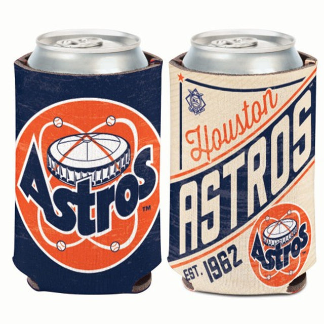 Enfriador de latas de los Houston Astros, diseño vintage