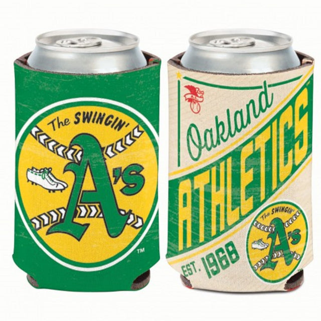 Enfriador de latas de Oakland Athletics, diseño vintage