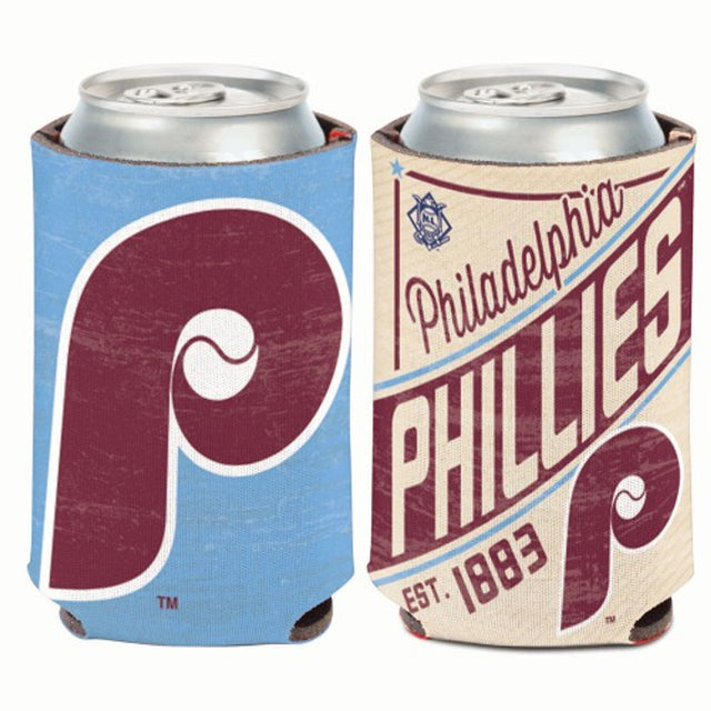 Enfriador de latas de los Philadelphia Phillies, diseño vintage