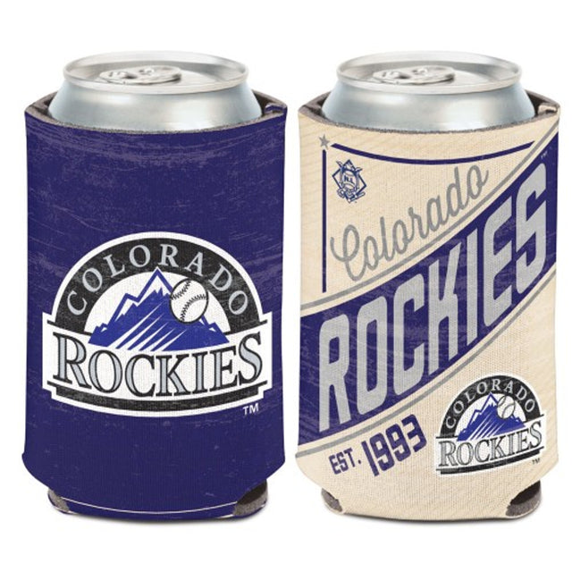 Enfriador de latas de Colorado Rockies, diseño vintage