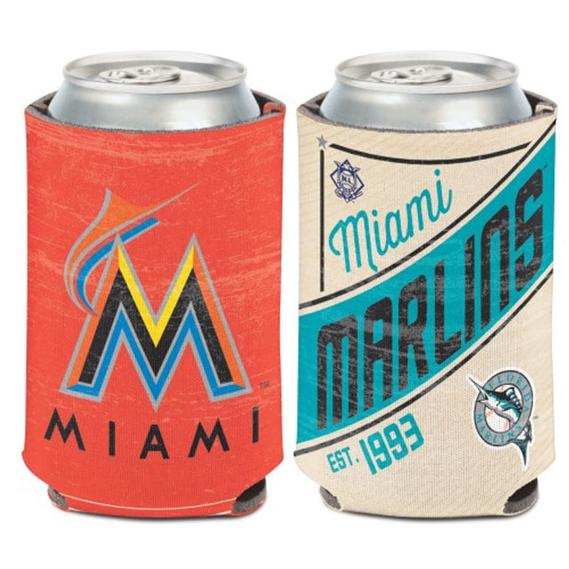 Enfriador de latas de los Miami Marlins, diseño vintage