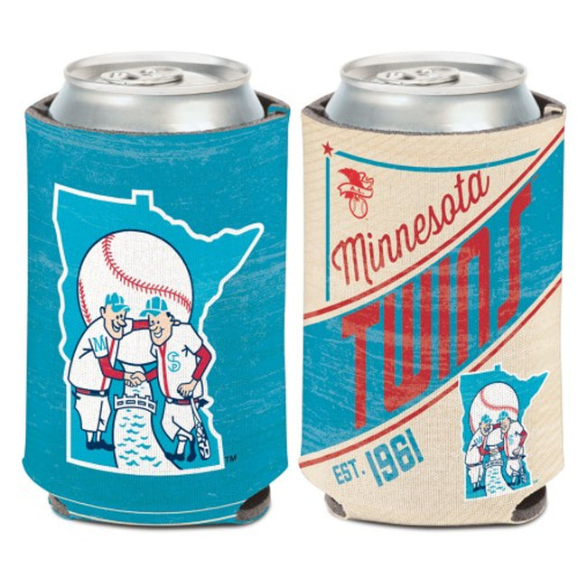 Enfriador de latas de diseño vintage de los Minnesota Twins