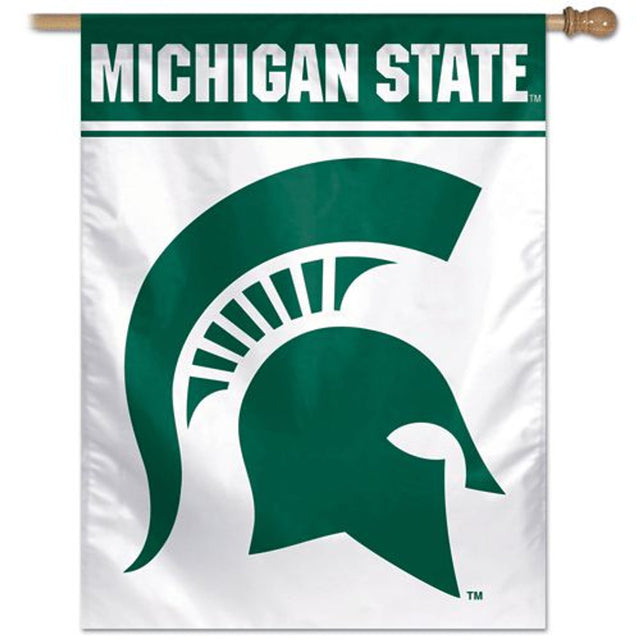 Bandera de los Spartans del estado de Michigan de 27 x 37 pulgadas