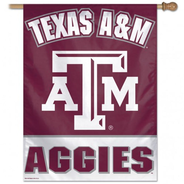 德克萨斯 A&amp;M Aggies 横幅 28x40 竖版