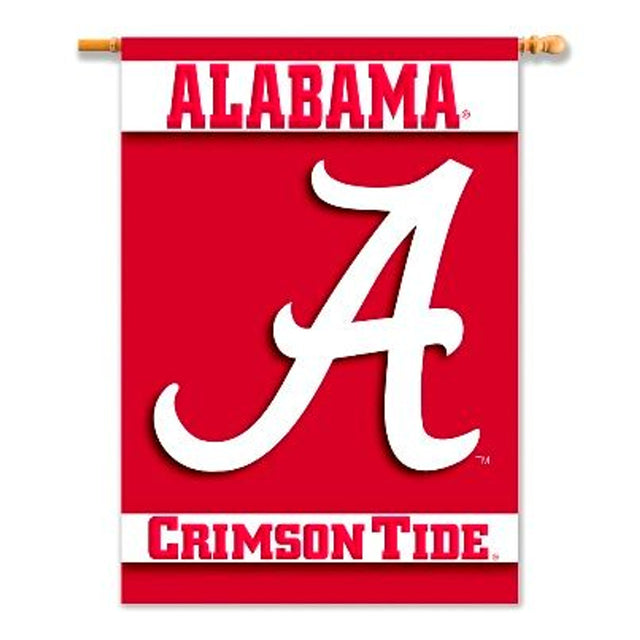 Banner de Alabama Crimson Tide de 28 x 40 con diseño alternativo vertical