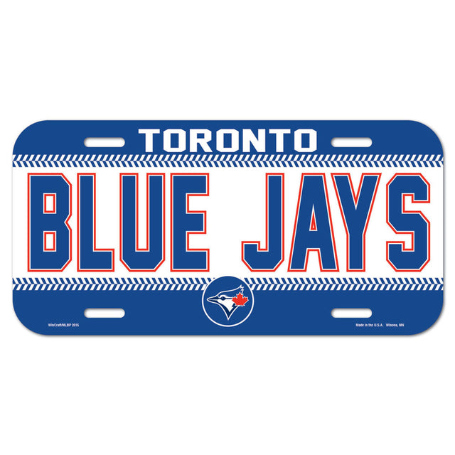 Matrícula de plástico de los Toronto Blue Jays