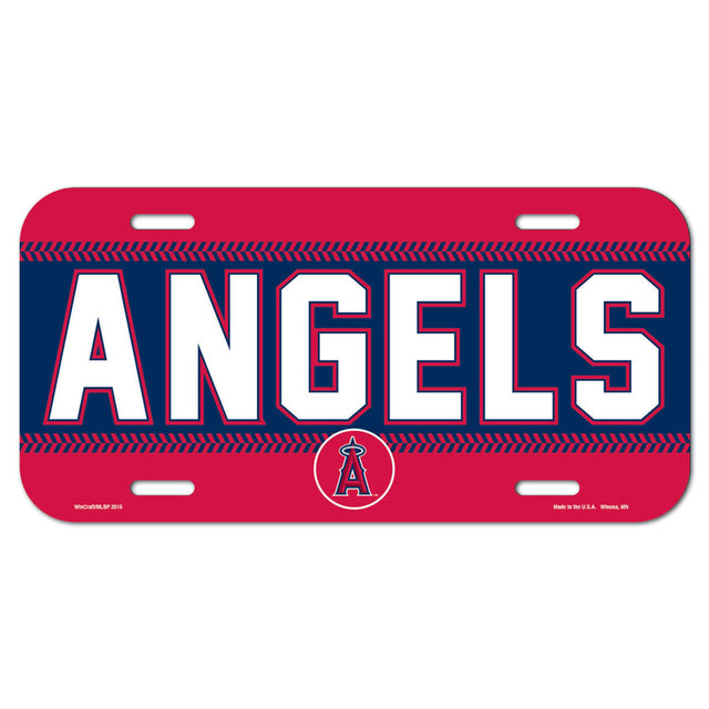 Los Angeles Angels License Plate Plastic