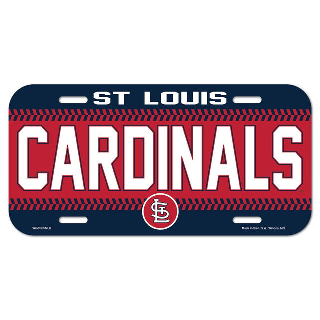 Matrícula de plástico de los St. Louis Cardinals